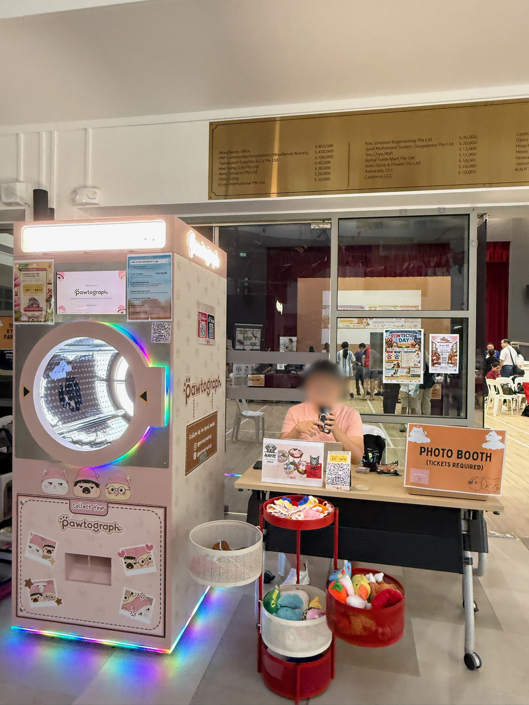 Real Pawtograph booth